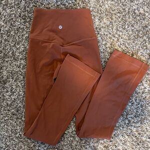 lululemon athletica Kids Bottoms Leggings in Rust